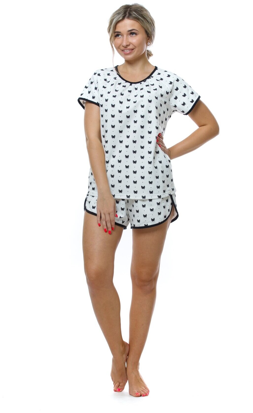 Пижама женская NSD-STYLE Пж-21 размер 46 цвет молочный