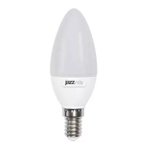фото Лампа светодиодная led 11вт 230вт e14 белый матовый свеча jazzway
