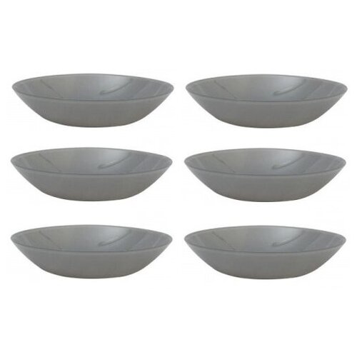 фото Набор тарелок, тарелка суповая арти брюм, luminarc, 6 штук, диаметр 20см