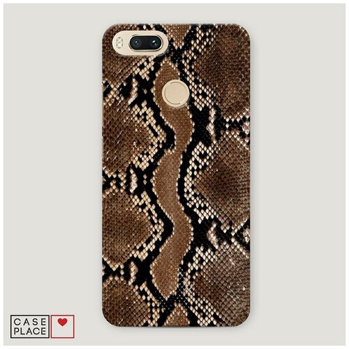 фото Чехол пластиковый xiaomi mi 5x кожа питона case place