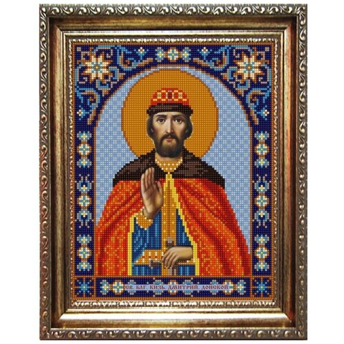 Рисунок на ткани Конёк (бисер), Святой Дмитрий, 20*25 см (9321)