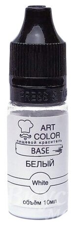 Краска Белая гелевая Art Color Base, 10 мл.