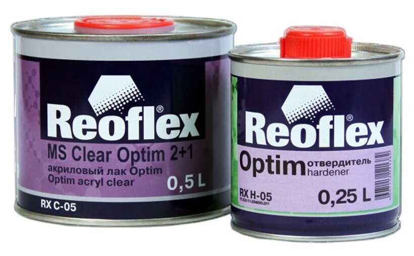 Комплект (лак отвердитель для лака) REOFLEX MS Clear Optim 2+1 2 шт.