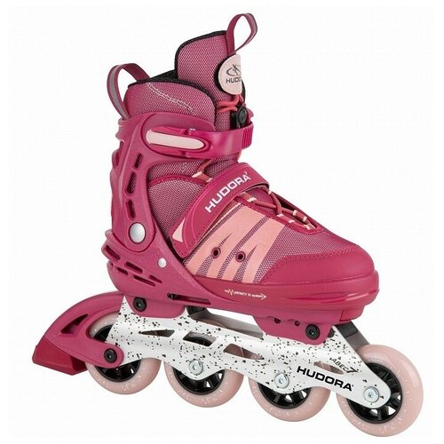 Раздвижные ролики HUDORA inline Skates Comfort, розовые (35-40 (28453))