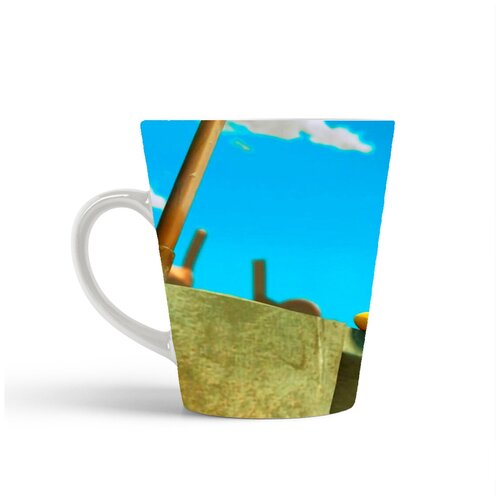 фото Кружка-латте coolpodarok мульфильмы спарк (выглядывает)