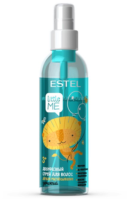 Estel Professional Детский двухфазный спрей для волос ESTEL LITTLE ME Лёгкое расчёсывание, 200 мл