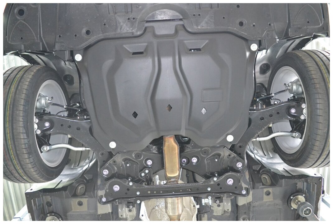 Защита картера и КПП АВС-Дизайн для Toyota Camry XV70 седан 2WD АКПП 2017-н. в, композит 6 мм, с крепежом, 24.32k