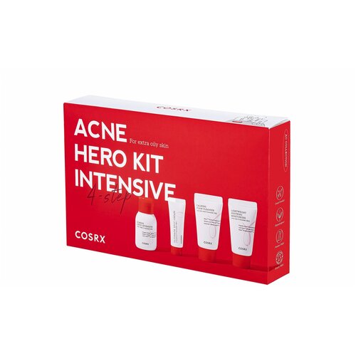 Набор для ухода за проблемной и жирной кожей Acne Hero Kit Intensive