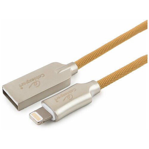 кабель cablexpert usb 2 0 lightning mfi м м 1 м золотистый cc p apusb02gd 1m USB Lightning MFI кабель Cablexpert CC-P-APUSB02Gd-1.8M