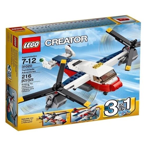 Конструктор LEGO Creator 31020 Приключения на конвертоплане конструктор lego creator 31035 домик на пляже