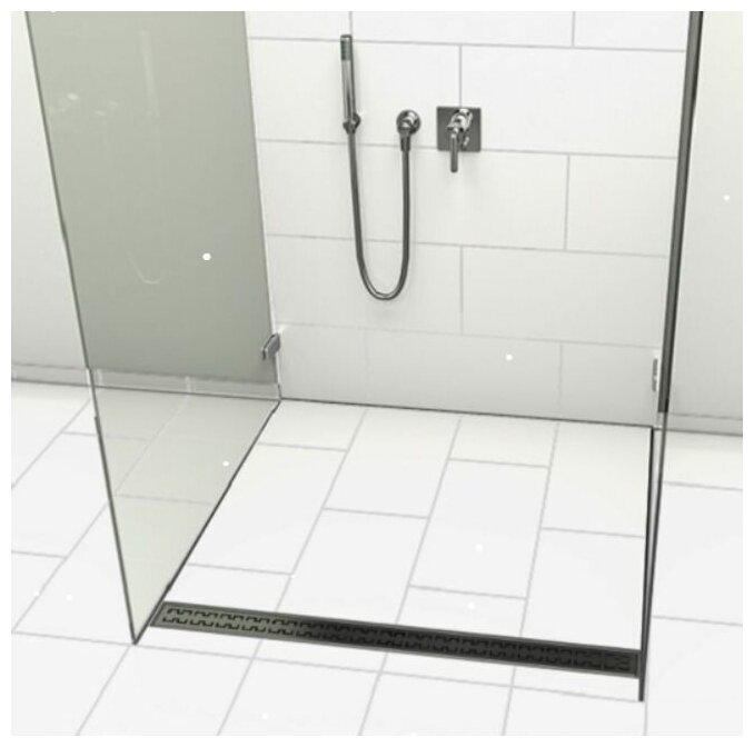 Решетка Tece TECEdrainline Royal 120 см матовая - фото №8