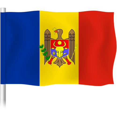 Флаг Молдовы / Флаг Республики Молдова / 90x135 см. флаг белоруссии флаг республики беларусь 90x135 см