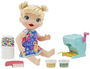 Игровой набор с куклой Малышка и макароны Беби Элайв Super Snacks Baby Alive