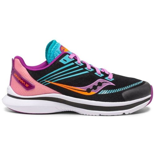 фото Беговые кроссовки saucony s-kinvara 12 black/pink (us:3)