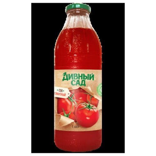 Сок томатный с мякотью "Дивный Сад" 1.0л стекло 6 шт.