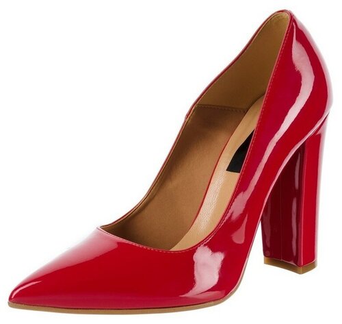 Туфли лодочки Stella Guardino, натуральная кожа, полнота 6, лакированные, размер 40, красный