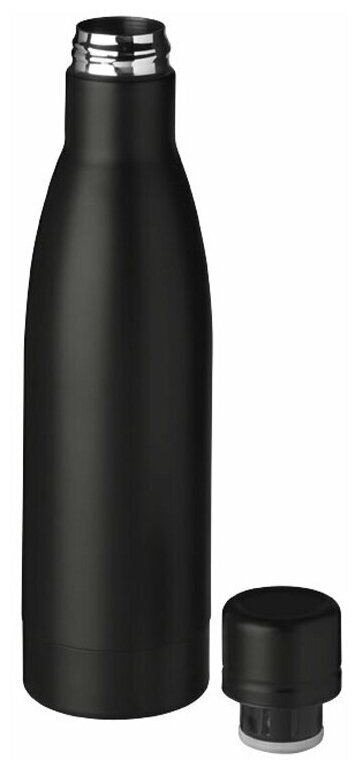 Вакуумная бутылка «Vasa» c медной изоляцией, черный - фотография № 2