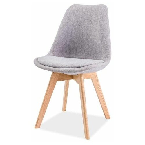 Стул кухонный Signal DIOR (светло-серый/бук)