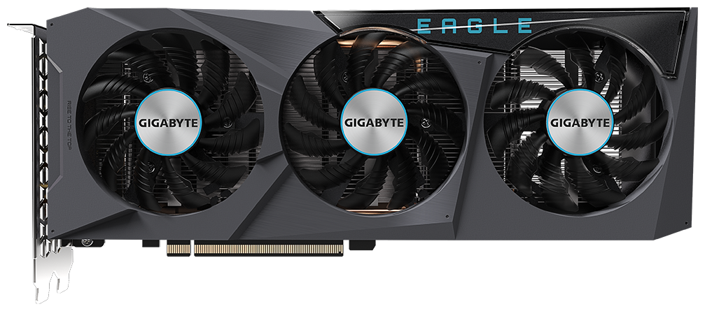 Видеокарта Gigabyte AMD RX 6650 XT 2410Mhz PCI-E 4.0 8192Mb 17500Mhz 128-bit 2xHDMI 2xDP GV-R665XTEAGLE-8GD