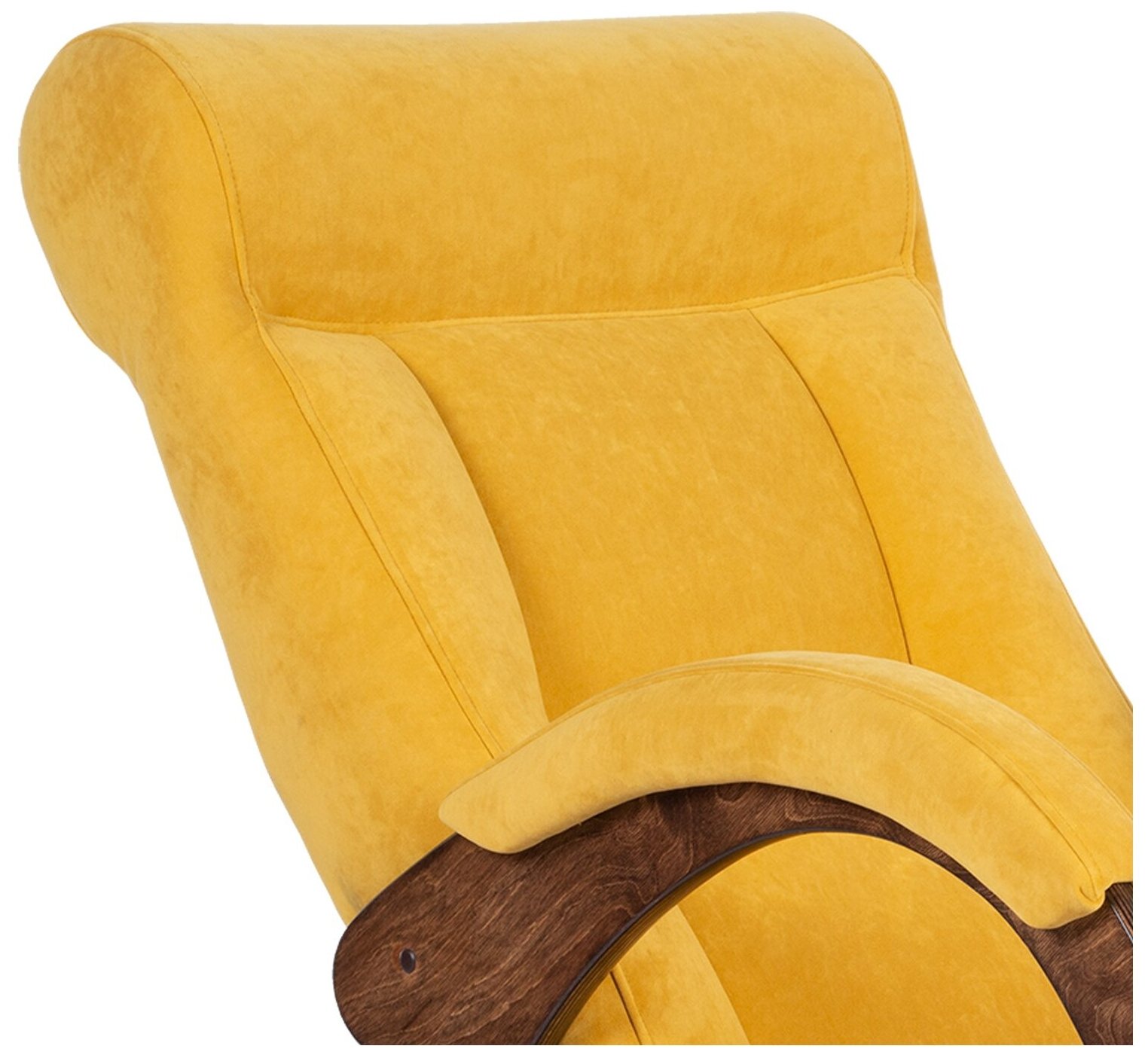 Кресло-качалка Симфония Yellow Banana, Античный дуб - фотография № 3