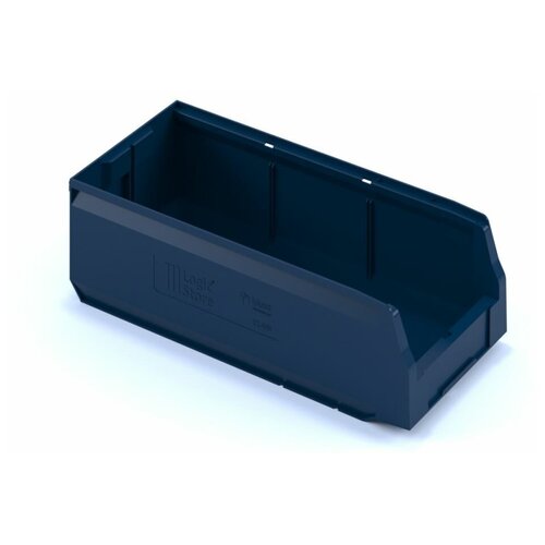 фото Ящик пластиковый для хранения, 50 х 22,5 х 15 см, 4 шт, синий димакс