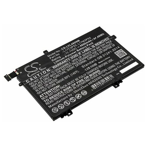 фото Аккумуляторная батарея для ноутбука lenovo sb10k97612 11.1v (4000mah) cameronsino/pitatel