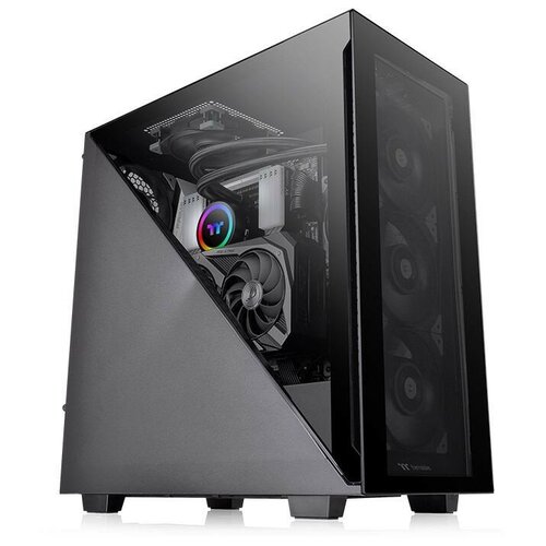 Корпус Thermaltake Divider 300 TG черный без БП ATX 6x120mm 3x140mm 2xUSB3.0 audio bott PSU корпус thermaltake versa h13 черный без бп matx 4x120mm 1xusb2 0 1xusb3 0 audio bott psu