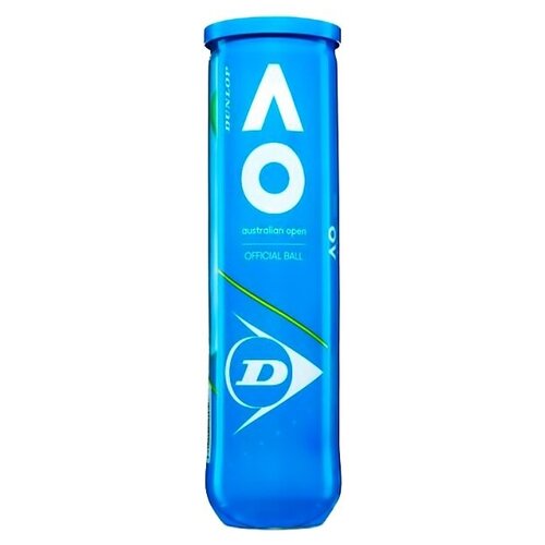 Мячи для большого тенниса Dunlop Australian Open 4b теннисные мячи slazenger wimbledon x3