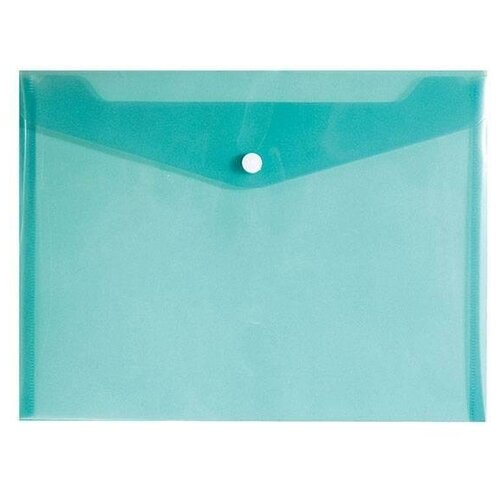 Папка-конверт на кнопке inформат (А5, 180мкм, пластик) прозрачная зеленая папка конверт на кнопке inформат а5 180мкм пластик прозрачная синяя