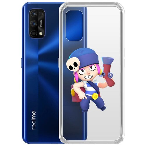 фото Чехол-накладка clear case brawl stars-пенни для realme 7 pro krutoff group