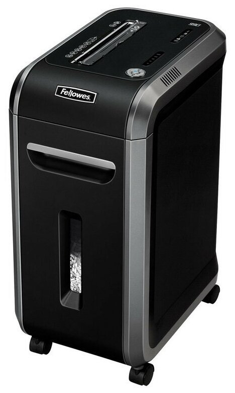 Уничтожитель документов Fellowes FS-46910 99Ci, 4 ур. секр. 18 лист, 4х38мм, 34л, скрепки, скобы,CD,карты, 123886