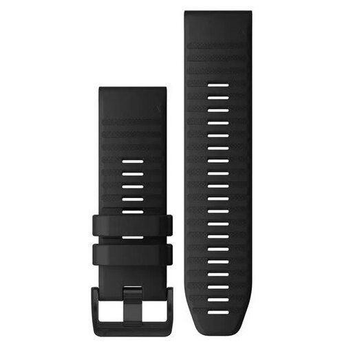 Ремешок силиконовый 26 мм Garmin Fenix 7x, Fenix 6x, Fenix 5x, Fenix 5x plus, Fenix 3, Descent, Tactix Enduro, D2, быстросъемный (Черный) heroiand 26mm replacement silicone quick release watchband strap for garmin fenix 5x 6x garmin fenix 3 3 hr watchband easyfit
