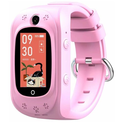 Наручные умные часы Smart Baby Watch Wonlex q50pro розовые, электроника с GPS и видеозвонком, аксессуары для детей