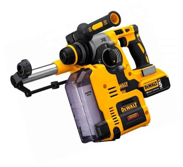 Перфоратор аккумуляторный DeWALT DCH275P2 5.0Ач х2 кейс - фотография № 2