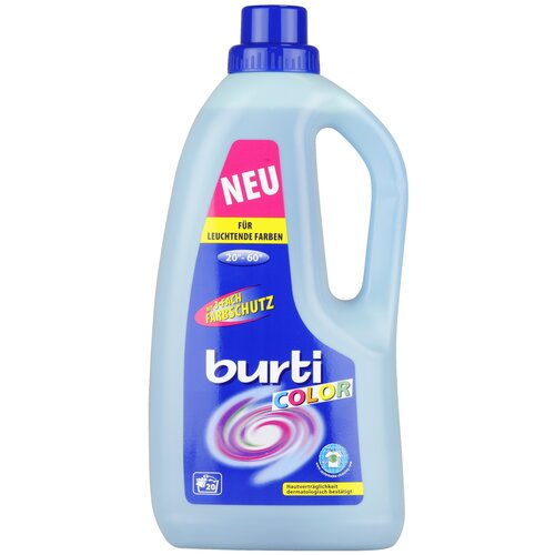 Жидкое средство BURTI Color Liquid для стирки цветного белья с формулой Активатор цвета 1,45 литра