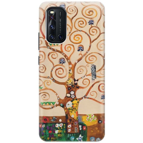 фото Ультратонкий силиконовый чехол-накладка для vivo v19 с принтом "климт" gosso