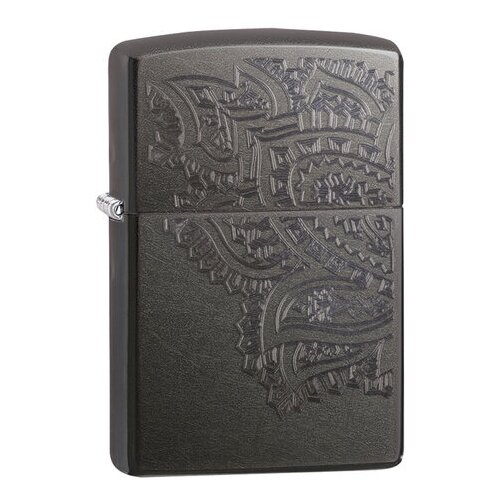 Zippo Classic с покрытием Gray, латунь/сталь, серая, матовая, 36x12x56 мм зажигалка gray dusk 29431