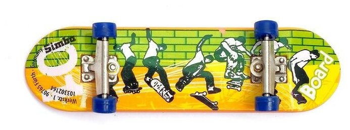 Скейтборд с рампой "Скейт-парк", пальчиковые игры, для детей, цвет микс