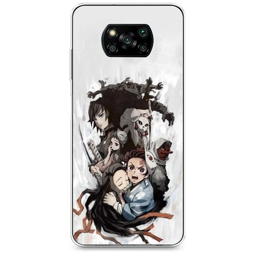 фото Силиконовый чехол "камадо и столпы" на xiaomi poco x3 pro / сяоми поко x3 про case place