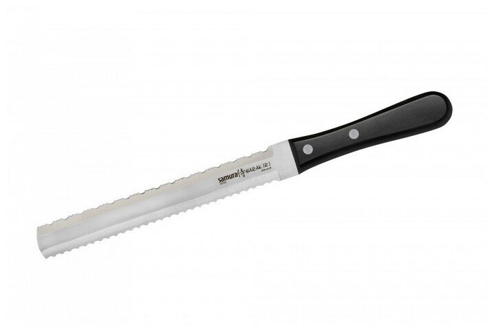 Нож кухонный Samura HARAKIRI, для заморозки и хлеба (SHR-0057B) - фотография № 6