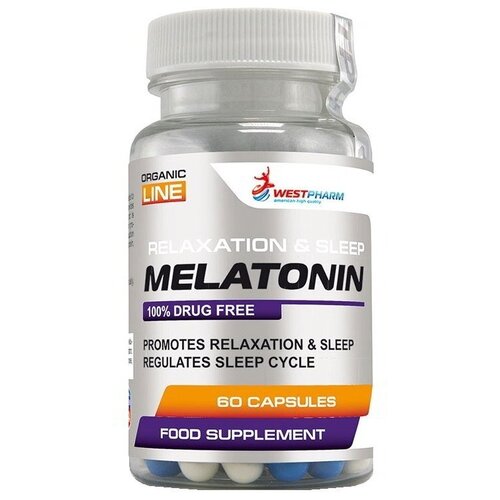 Капсулы WESTPHARM Melatonin, 100 г, 5 мг, 60 шт.