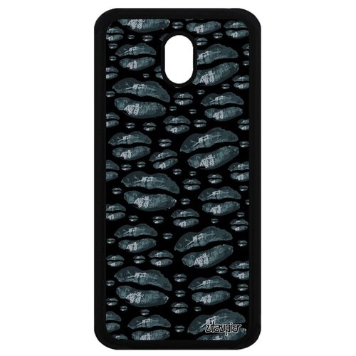 фото Защитный чехол на телефон // galaxy j3 2017 // "губы" дизайн поцелуй, utaupia, серый