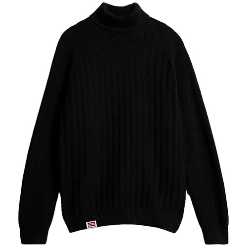 Свитер NAPAPIJRI, размер XL, черный женский свитер woolrich wool soft turtle neck серый размер l