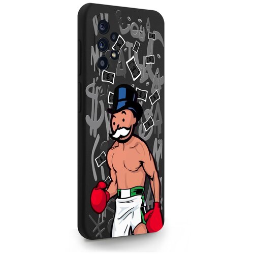 черный силиконовый чехол musthavecase для samsung galaxy m52 monopoly boxing монополия боксер для самсунг галакси м52 Черный силиконовый чехол MustHaveCase для Samsung Galaxy A32 Monopoly Boxing/ Монополия Боксер для Самсунг Галакси A32