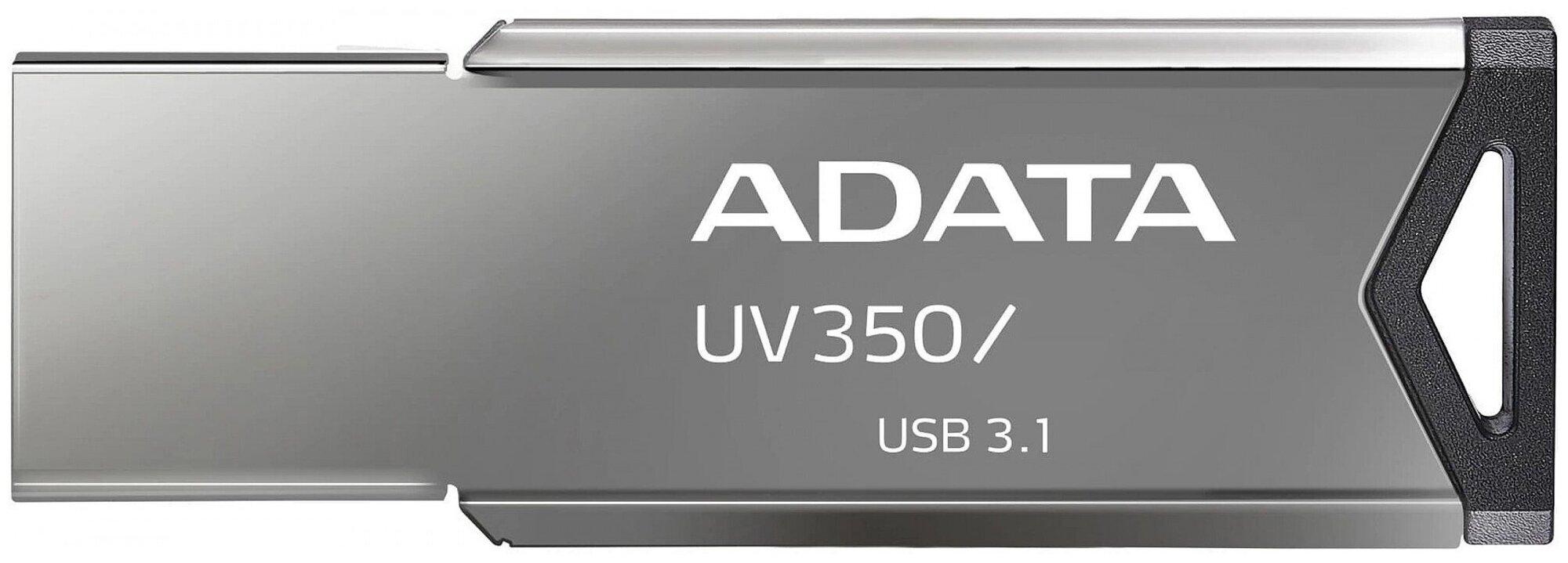 Флеш Диск A-Data 64Gb UV350 AUV350-64G-RBK USB3.0 серебристый