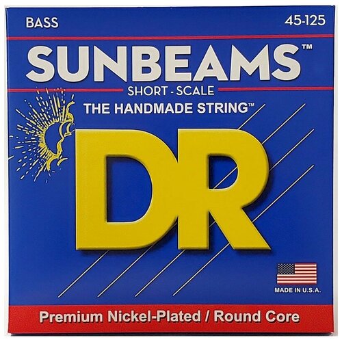 Струны для 5 ти струнной короткомензурной бас гитары DR String SNMR5-45