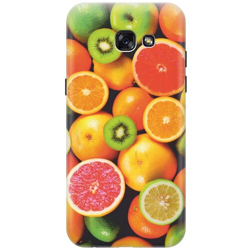 фото Gosso ультратонкий силиконовый чехол-накладка для samsung galaxy a5 (2017) с принтом "сочные фрукты"