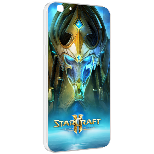 Чехол MyPads StarCraft II Legacy of the Void для Oppo A77 / F3 (2017 год) задняя-панель-накладка-бампер чехол mypads starcraft ii legacy of the void для oppo a55s задняя панель накладка бампер