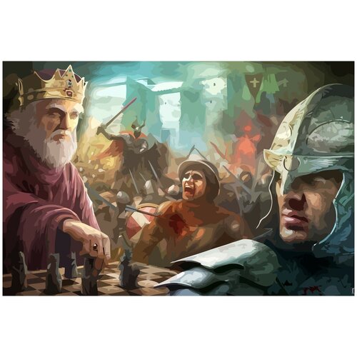 Картина по номерам на холсте Age of Empires 2 The Age of Kings - 2