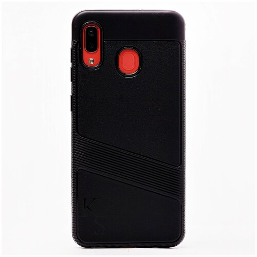 фото Чехол-накладка sc167 для samsung galaxy a30 (a305f) (черная) без бренда